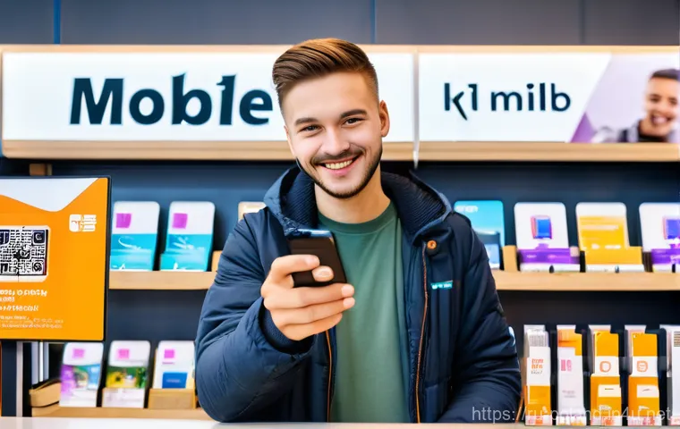 폴란드에서 인터넷 사용법 - **Image Prompt 1: SIM Card Activation in Poland**
    "A young adult, possibly a tourist or new resi...