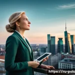 폴란드 주식시장 분석 - **Prompt 1: Dynamic Polish Economic Landscape**
    A panoramic, high-angle shot showcasing a vibran...