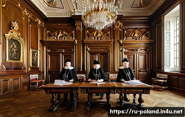 폴란드 분할 역사 - A detailed historical scene depicting the Polish-Lithuanian Commonwealth’s political crisis in the 1...